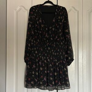 Guess Floral Black Dress